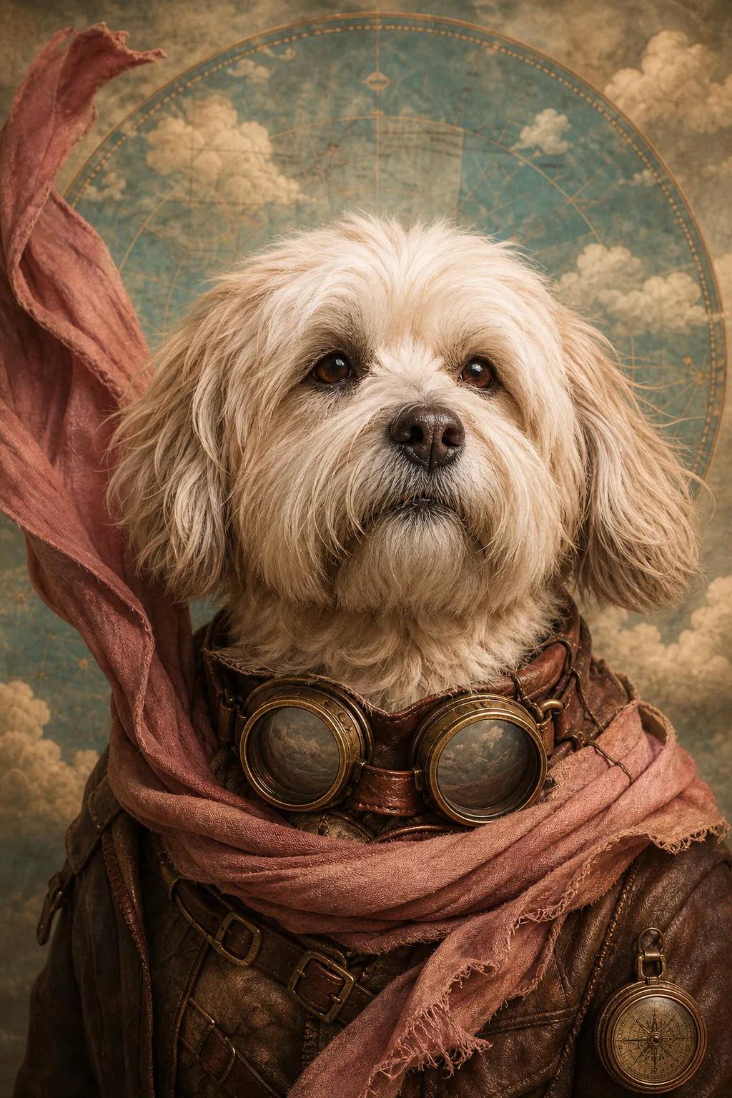 Rufus the Havanese — Cinematic Character Realism pet portrait