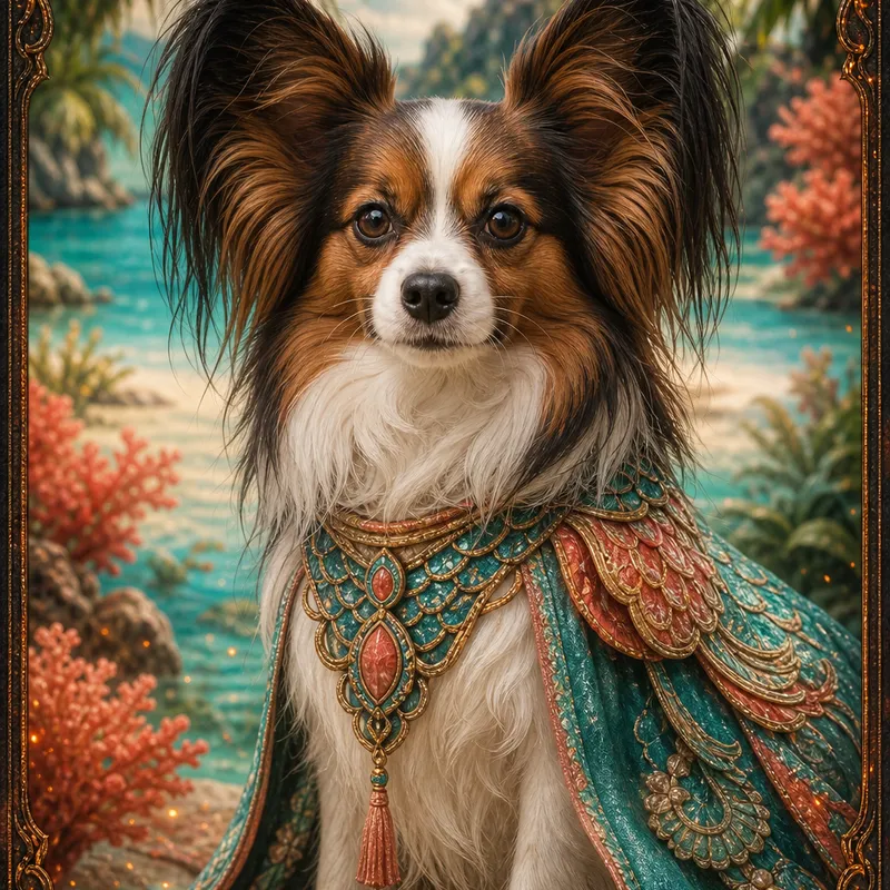 Papillon portrait — cinematic character realism