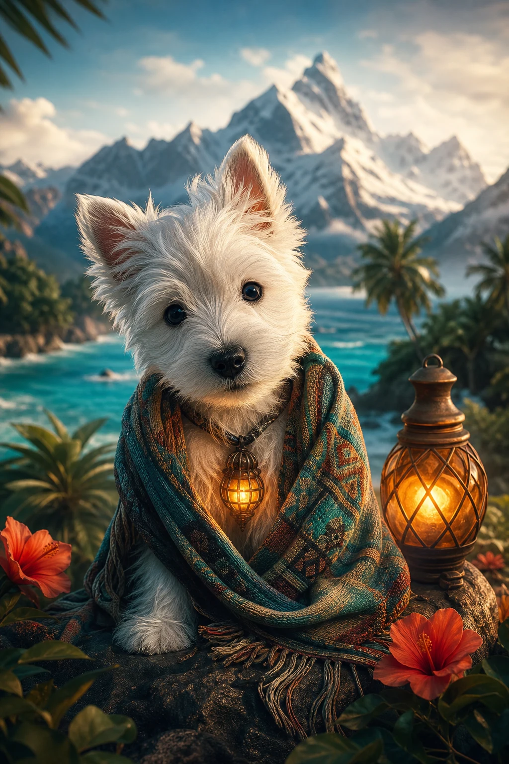 Pip the West Highland Terrier — Cinematic Character Realism pet portrait