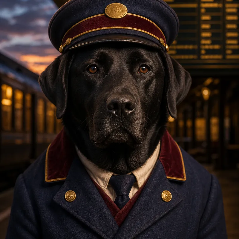 Labrador portrait — cinematic character realism