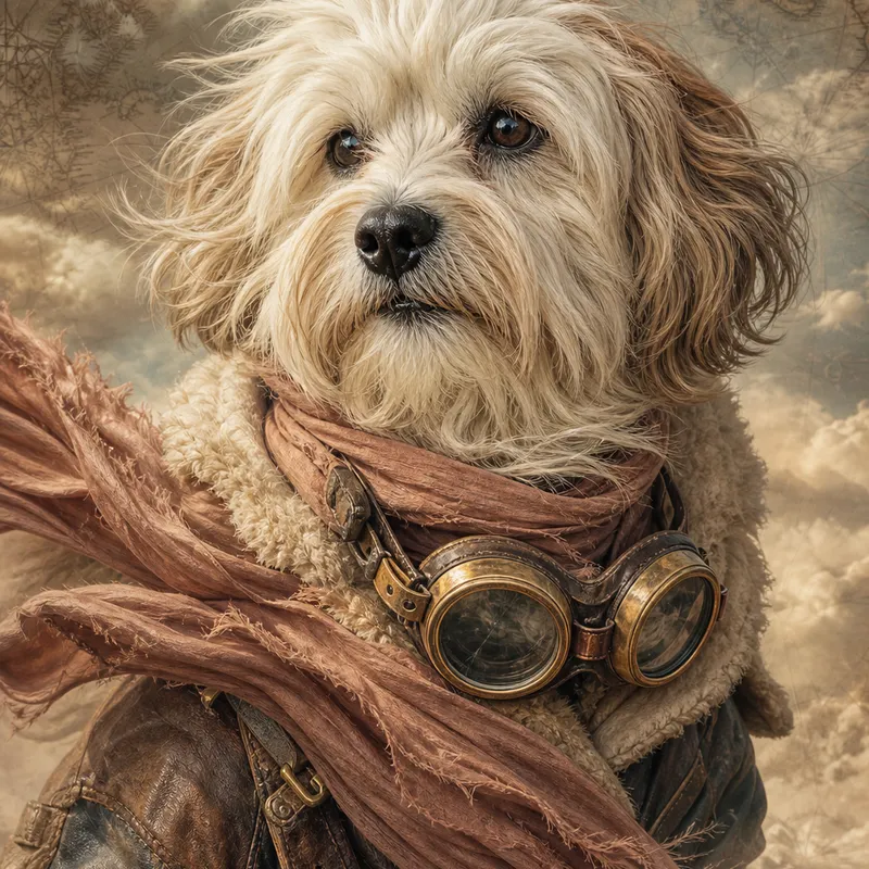 Havanese portrait — cinematic character realism