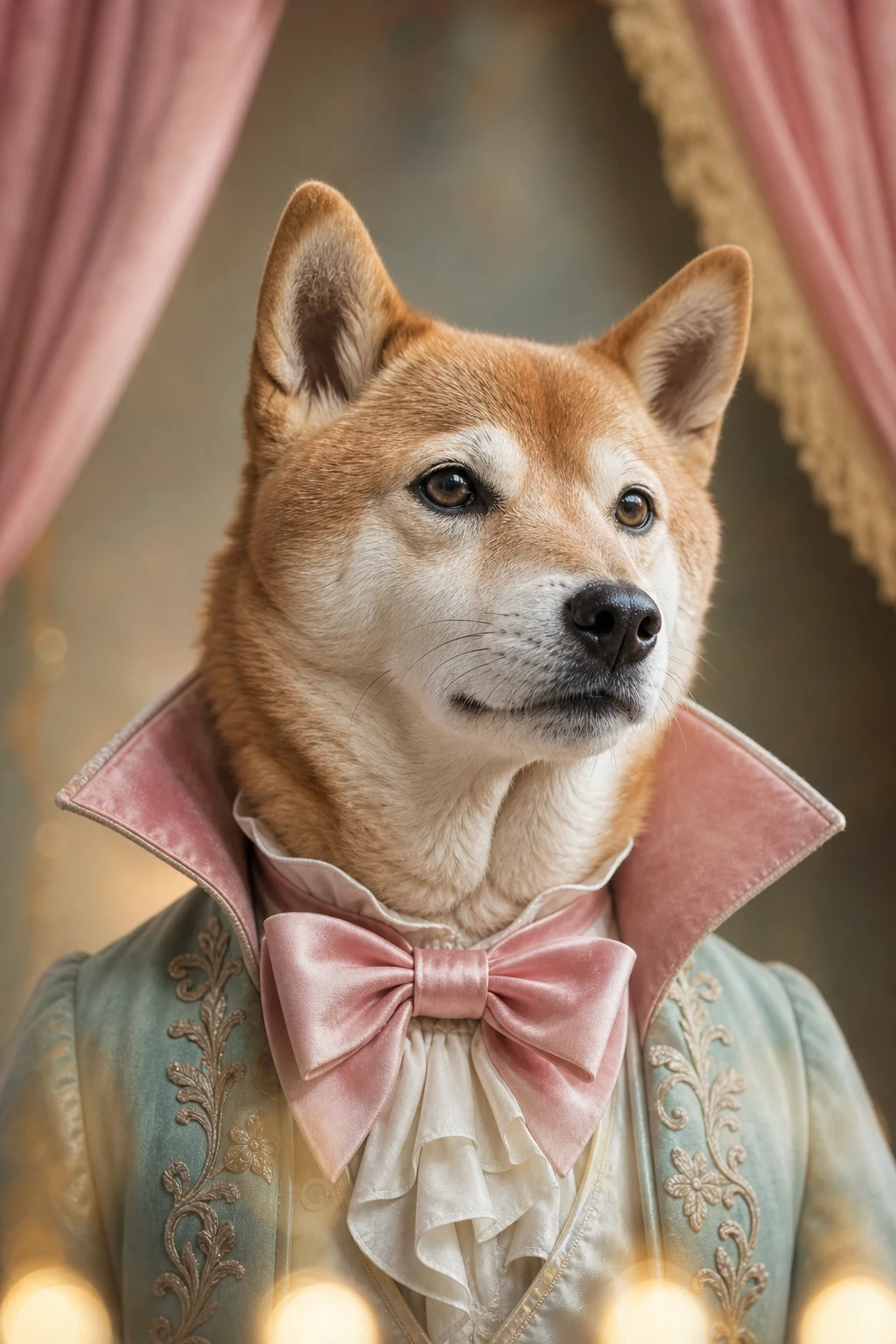 Sora the Shiba Inu — Fine Art Photoreal pet portrait