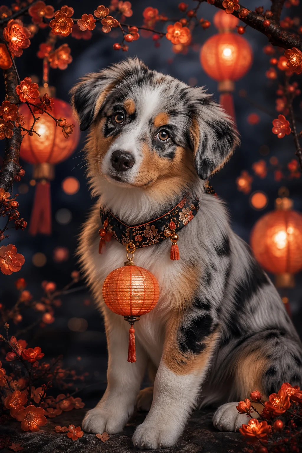 Jasper the Australian Shepherd — Fine Art Photoreal pet portrait