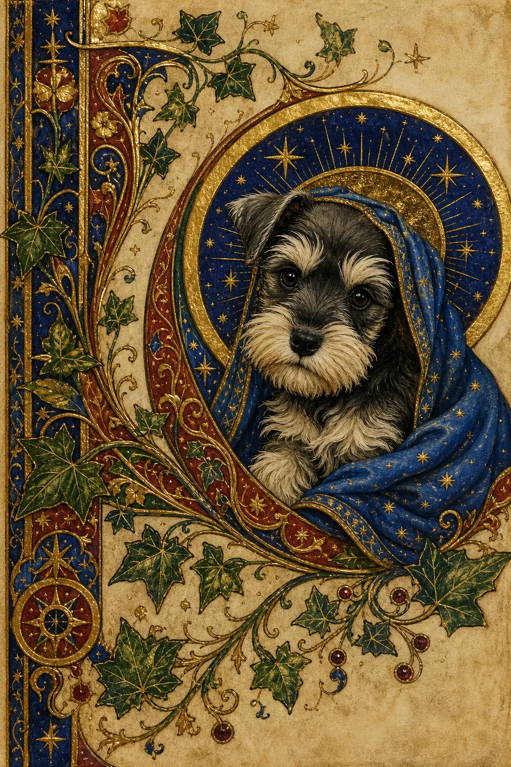 Otto the Miniature Schnauzer — Isis Whisper pet portrait