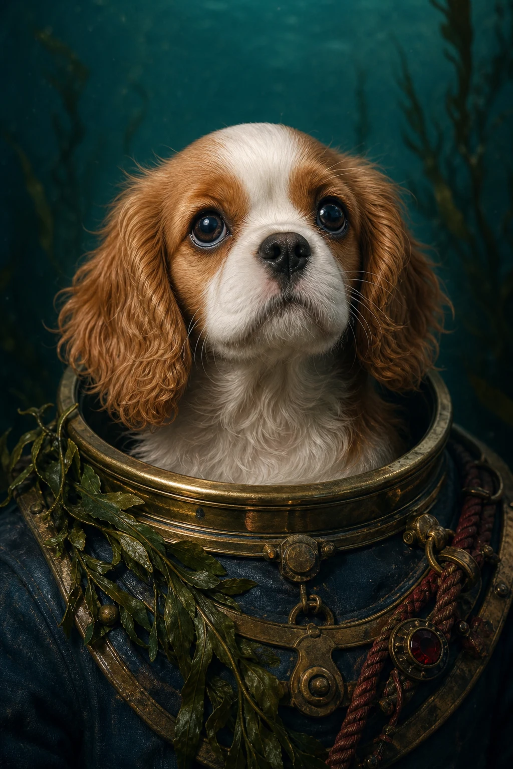 Bramble the Cavalier King Charles Spaniel — Natural Light Canvas pet portrait
